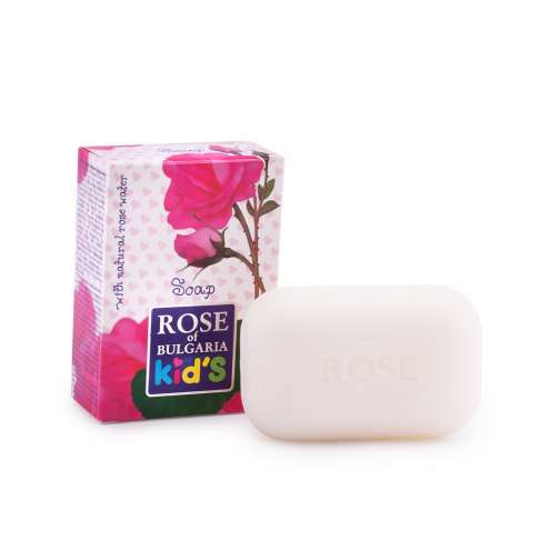 ROSE OF BULGARIA - Dětské mýdlo s růžovou vodou, 100 g